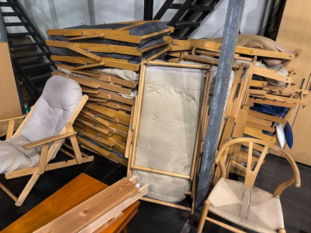 원목 라운지체어 이미지