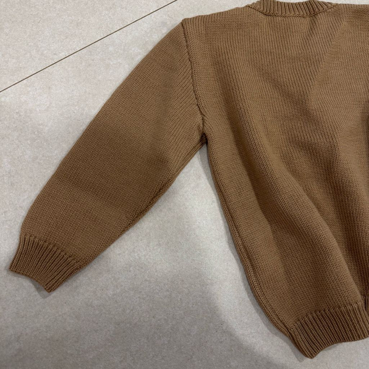 [정품][미시착택달린새상품][정가75만] 펜디 키즈 로고 니트 24m 펜디 베이비 니트 Fendi 이미지