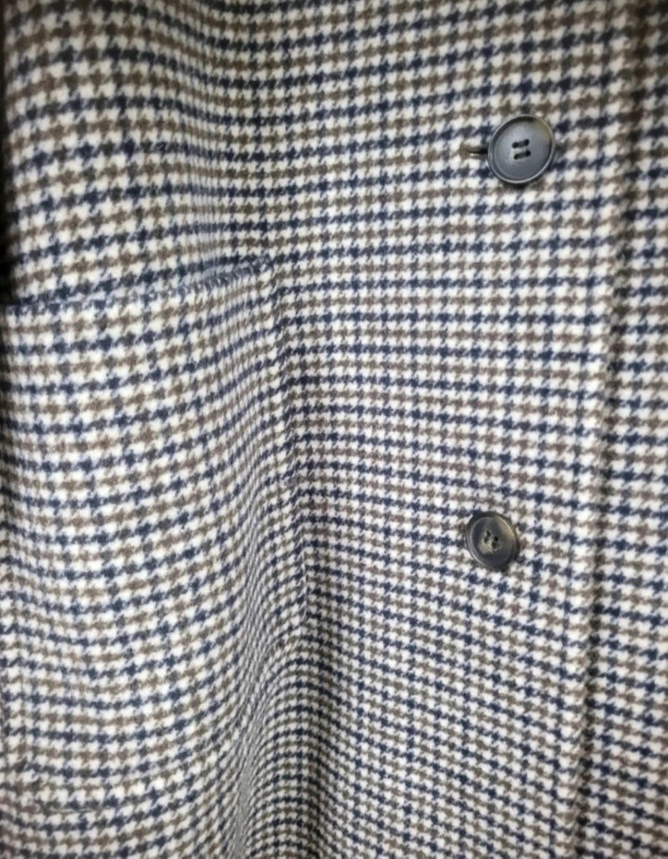 숲 핸드메이드 체크 코트 66 새상품 이미지