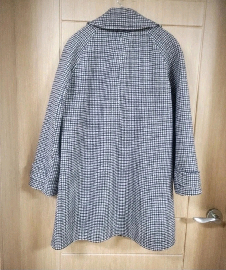 숲 핸드메이드 체크 코트 66 새상품 이미지