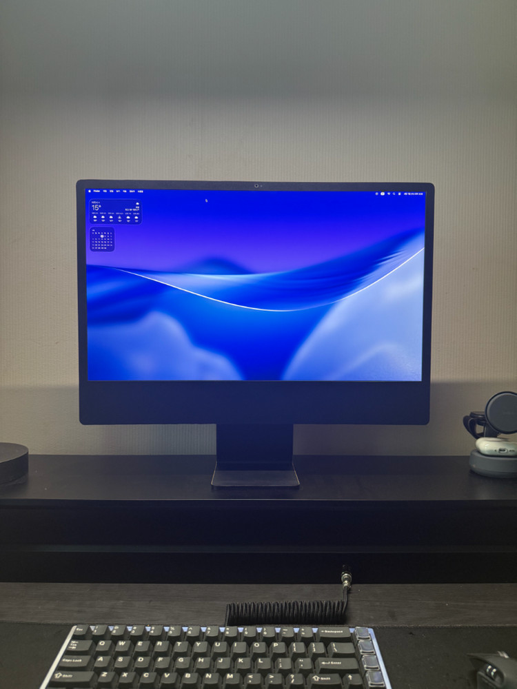 아이맥 24인치 m1 / 16g / 512gb 고급형 모델 팝니다 이미지