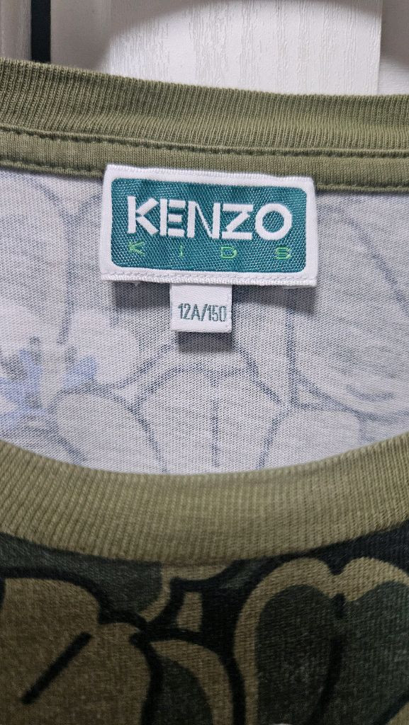 KENZO 키즈 플라워 패턴 티셔츠 12A/150 이미지