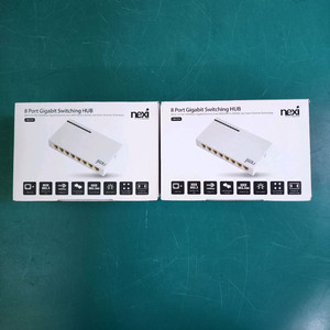 넥시(NEXI) 8포트 기가비트 스위칭 허브 NX1214 (미사용 새제품) 이미지
