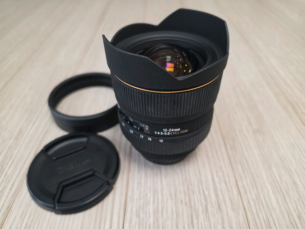 시그마 정품 12-24mm f4.5-5.6 캐논용 렌즈 판매합니다 이미지