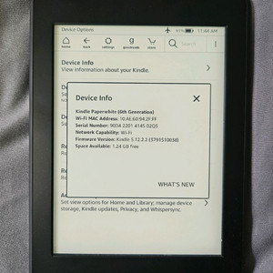 아마존 뉴 킨들 페이퍼화이트 이북 리더기 DP75SDI 이미지