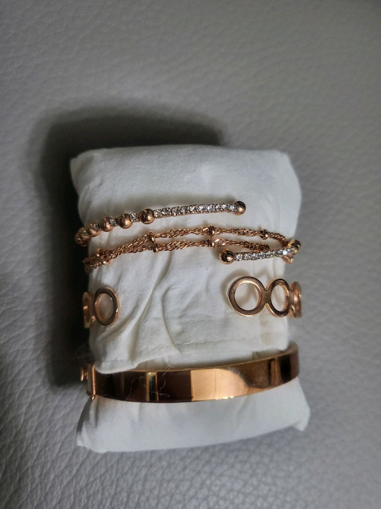 스와로브스키,팔찌반지세트 이미지