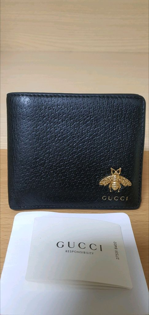구찌 꿀벌 반지갑 정품A급(감정O)구찌프라다루이비통디올고야드샤넬셀린느보테가생로랑발렌시아가버버리가방 이미지