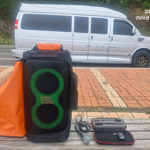 마이크제외시55만ㆍ택배가능JBL 파티박스 320 휴대용 노래방.풀셋 이미지
