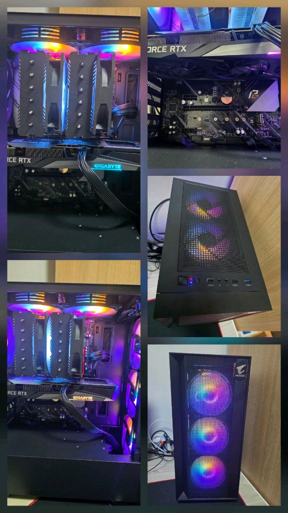 고성능 게이밍 PC 본체 이미지