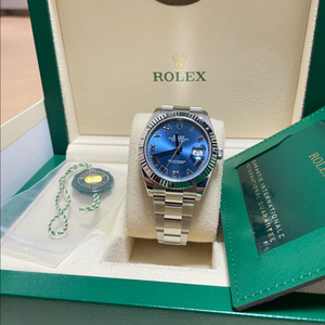 롤렉스 신형 데이저스트 41 청판 로만 스틸 시계 이미지