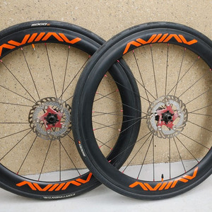 오천성타이어] 아이너(eyener) 림브 디스크 휠셋 겸용 카본 클린쳐 휠셋 50미리 +로터 일괄로 팝니다. 53만 이미지