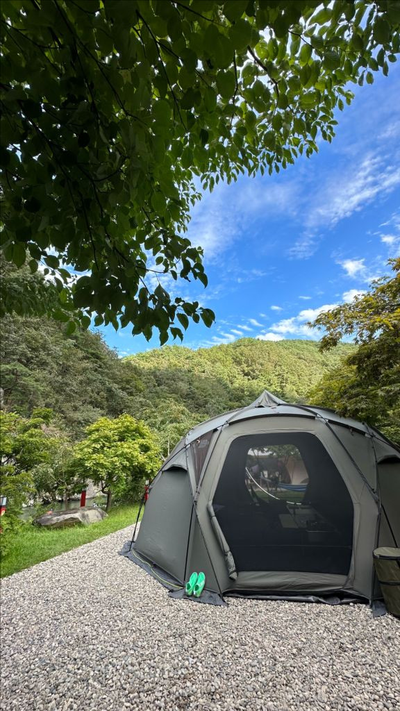 캠퍼스칸 텐커 텐트 돔 쉘터 풀세트 (머드그레이 색상) 이미지