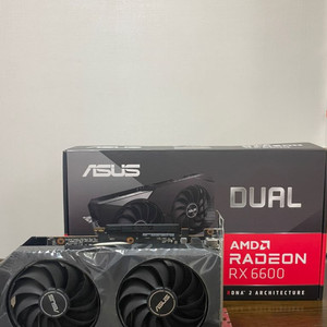 asus rx6600 8g 이미지