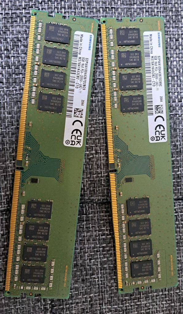 삼성 ddr4 2666 16gb (8gbx2) 데스크탑 램 판매합니다. 이미지