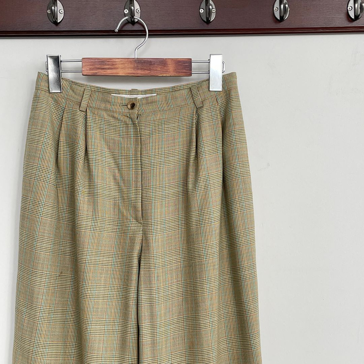 버버리 체크 더블 블레이저 팬츠 바지 셋업 이미지