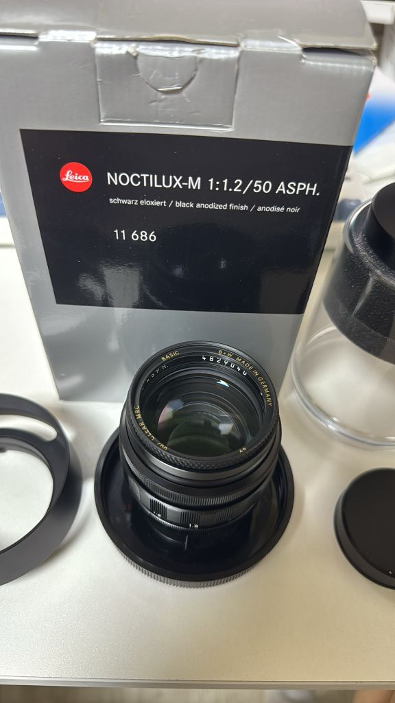 라이카 녹티룩스 50mm f1.2 m마운트 렌즈 이미지