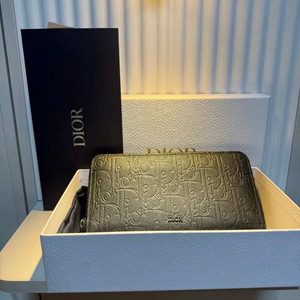 (새상품급) 디올 오블리크 그래비티 지퍼 장지갑 이미지