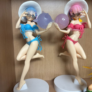 리제로 반프레스토 렘 람 피규어 일괄 이미지