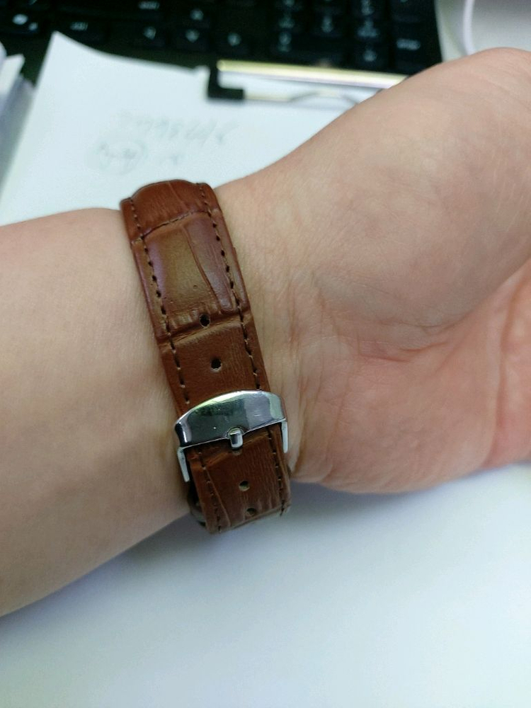 시티즌 에코드라이브 남성 가죽시계 이미지