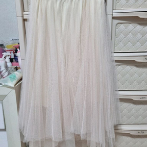 아이보리 샤스커트 프리사이즈 새거 이미지