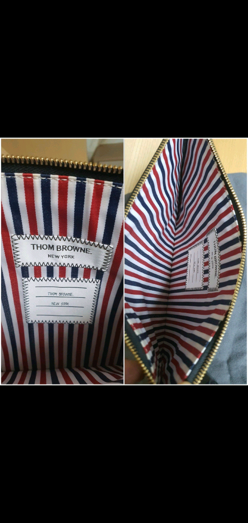 (미사용)톰브라운 클러치백 새상품급 정품(감정O)구찌프라다루이비통디올고야드샤넬셀린느보테가생로랑발렌시아가버버리가방 이미지