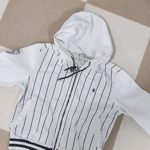 120 130정도 스트라이프 후드 바람막이 이미지