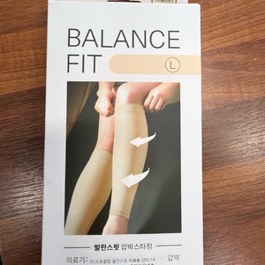 95프로블럼 발란스핏 압박스타킹 베이지 이미지