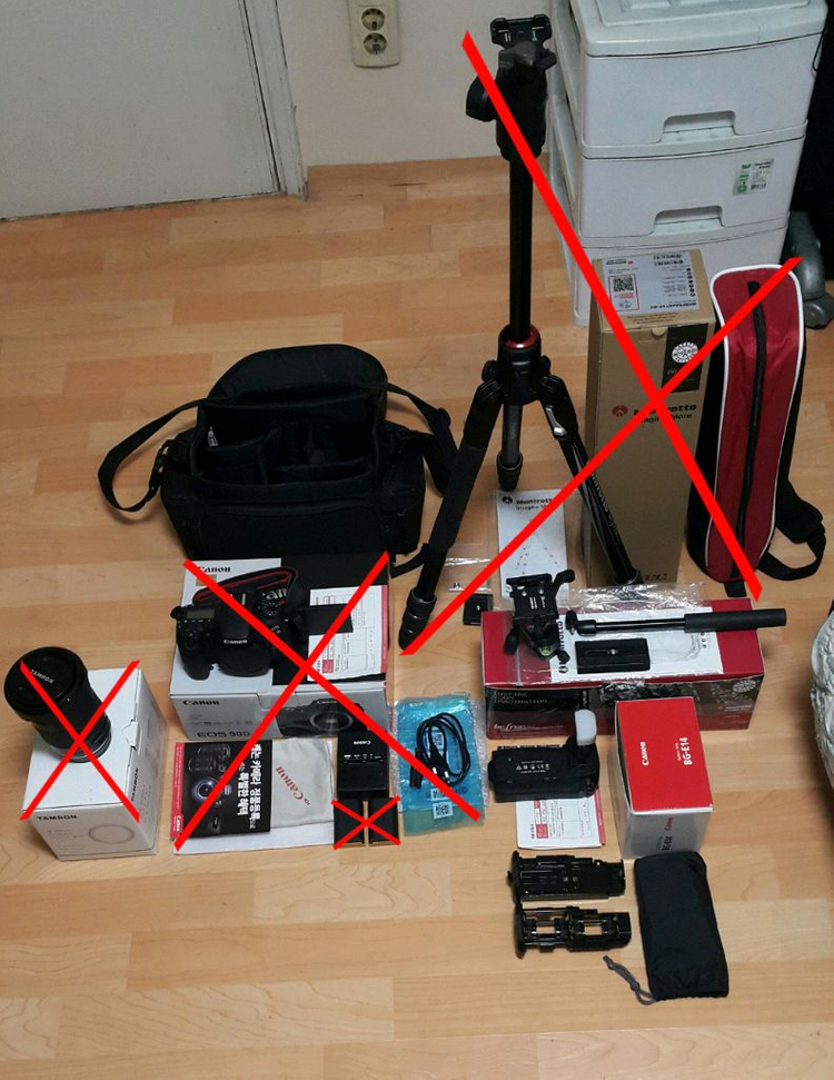 맨프로토 befree live 비디오헤드 & 캐논 BG-E14 배터리 세로그립 팝니다. 이미지