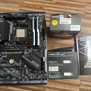 CPU 5800X3D + 메인보드 B550 + 지스킬 튜닝램 보드셋 팝니다 이미지