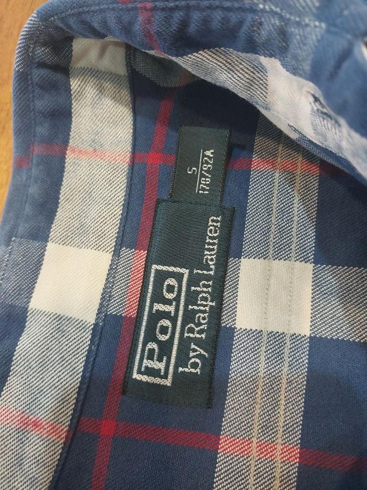 폴로 polo 플란넬 투포켓 셔츠 S (100사이즈 정도) 택포3만2천원 이미지