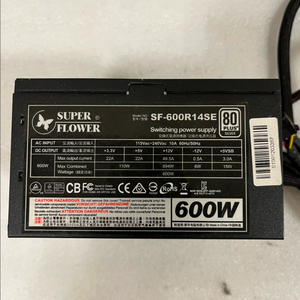 슈퍼플라워 sf-600r 600w 80plus 파워 처분 (택포함) 이미지