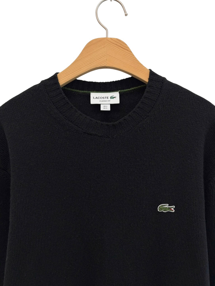 라코스테 울 니트 블랙 (S) 이미지