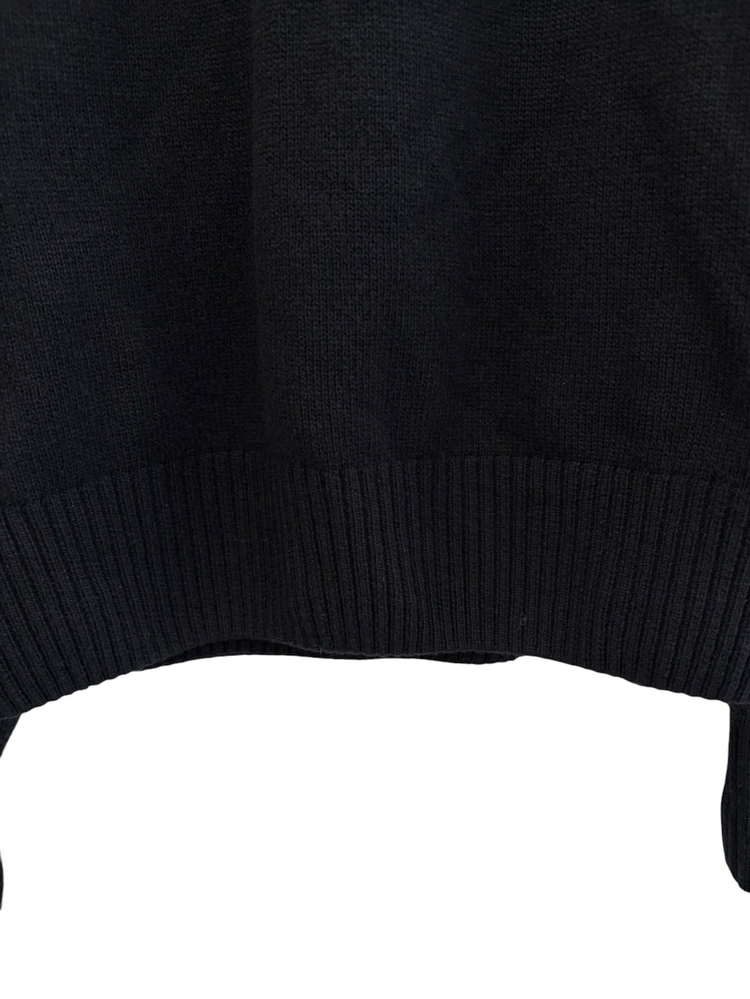 라코스테 울 니트 블랙 (S) 이미지