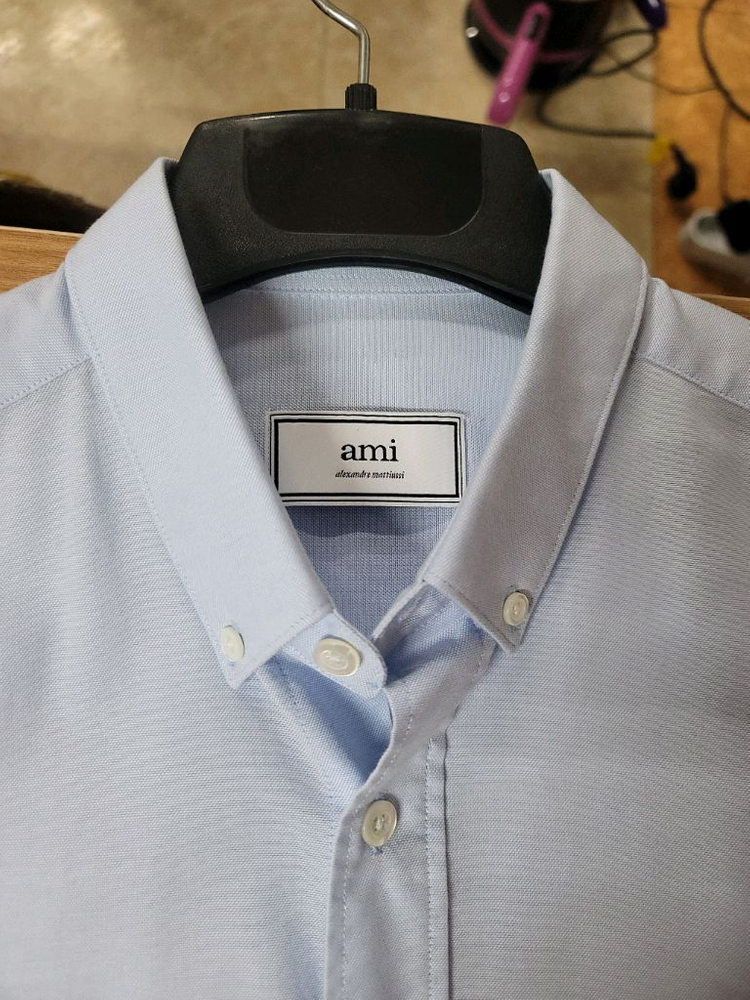 ami 아미 옥스퍼드 솔리드 긴팔셔츠 (E20HC013.45) 이미지