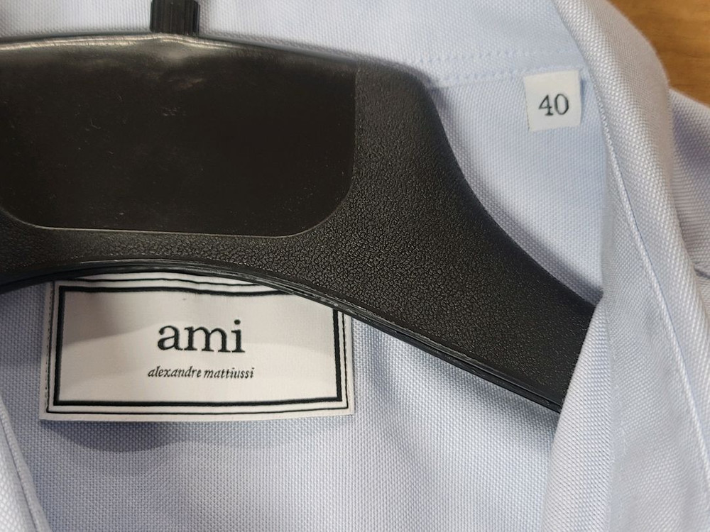 ami 아미 옥스퍼드 솔리드 긴팔셔츠 (E20HC013.45) 이미지