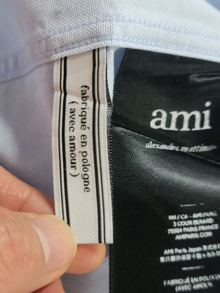 ami 아미 옥스퍼드 솔리드 긴팔셔츠 (E20HC013.45) 이미지