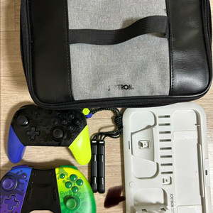 스위치1,Oled용 정품 프로콘(스플에디)+호환조이콘(스플에디)+기타 주변용품 팜 이미지