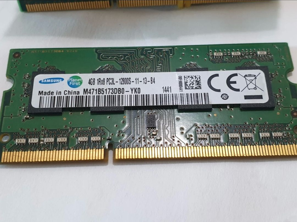 삼성 DDR3 4GB PC3L-12800S 노트북 램 이미지