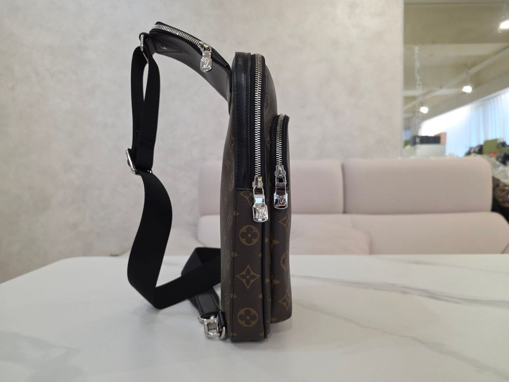 루이비통 에비뉴 슬링백 NM 모노그램 마카사 M46327 이미지