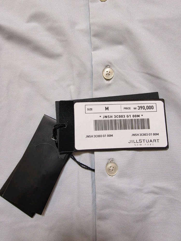 질스튜어트뉴욕 Xacus 라이트그레이 스트레치 셔츠 M 103-105 정가 39만원 이미지