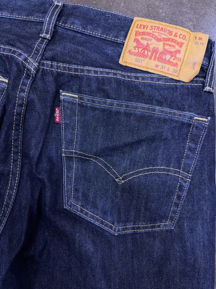 리바이스 501 레귤러핏 멕시코 메이드 데님팬츠 딥인디고 31 이미지