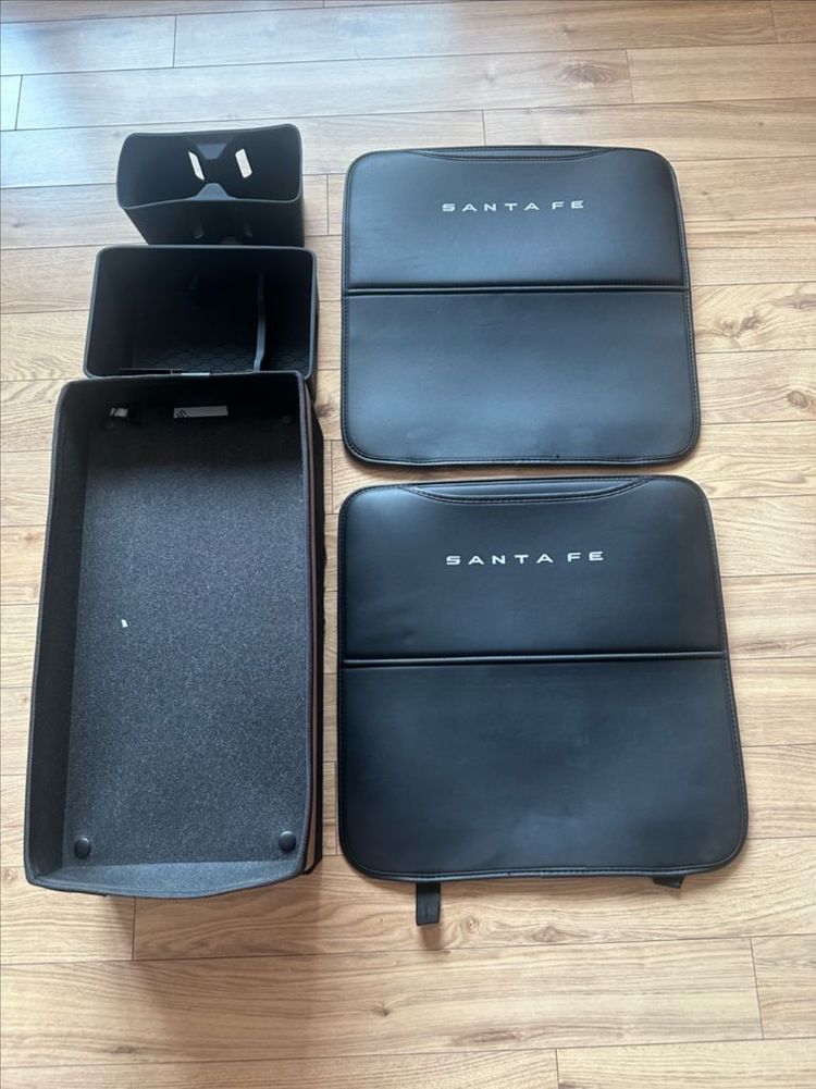 싼타페MX5 하이브리드 6인승 차량용품 판매(러기지 스크린, 러기지 매트, 2열 수납함, 킥매트 등등) 이미지