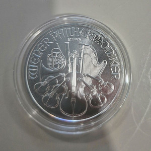 오스트리아 법정은화 필하모닉 1온스 실버바 골드바 이미지