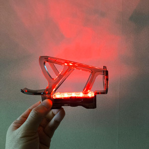 (새상품)자전거 물병 거치대 탈착식 경고등 포함 미니벨로 로드 픽시 이미지