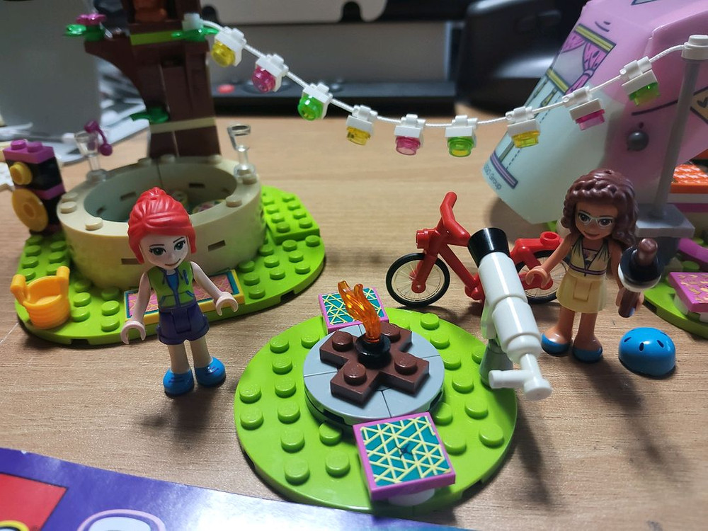 레고41392프렌즈 숲속 글램핑 이미지