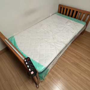 [ 선착순 D - 7 ] 원목 슈퍼싱글 침대 프레임 + 매트리스 이미지