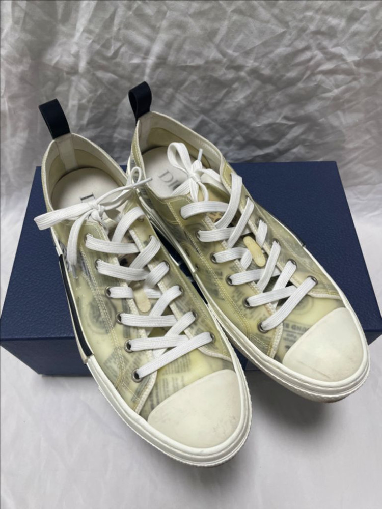 [43] 디올 다이엘아샴 뉴스페이퍼 로우탑 스니커즈 이미지