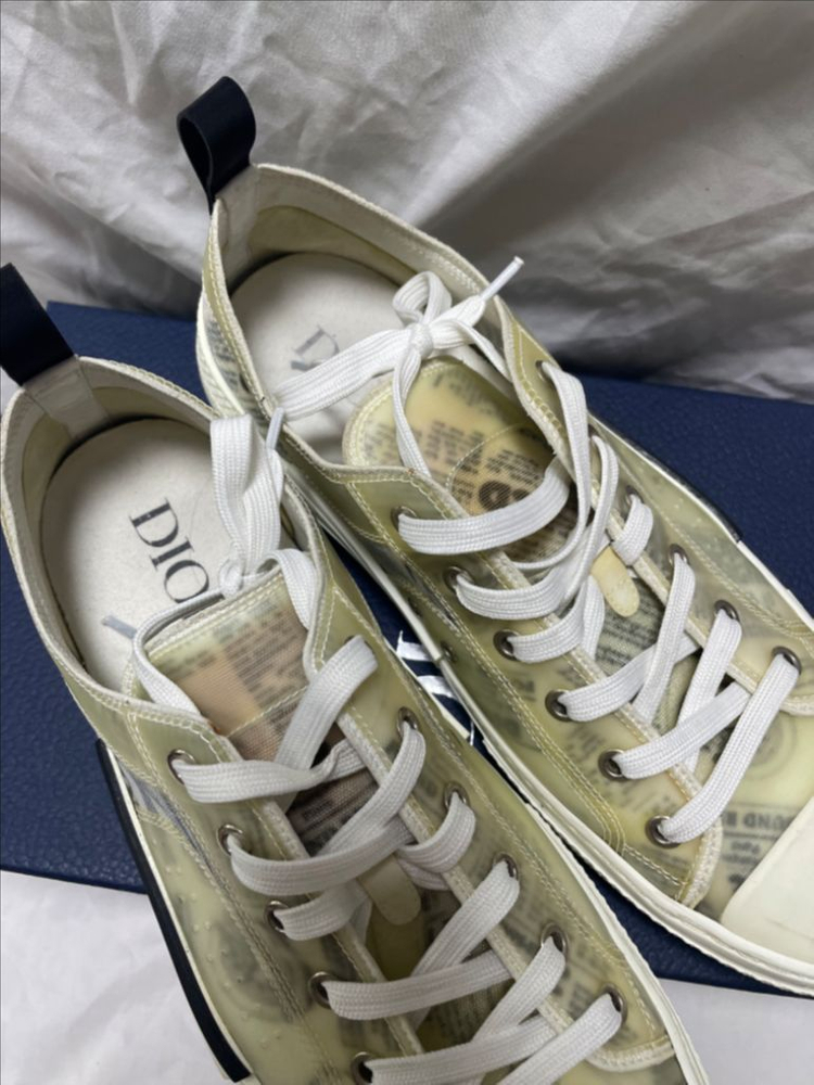 [43] 디올 다이엘아샴 뉴스페이퍼 로우탑 스니커즈 이미지