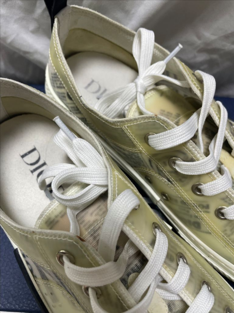 [43] 디올 다이엘아샴 뉴스페이퍼 로우탑 스니커즈 이미지