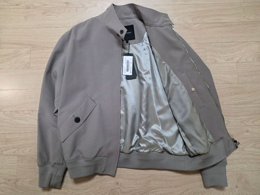 질스튜어트뉴욕 하이넥 헤링턴 점퍼 M 105 정가 79만원 카키베이지 이미지